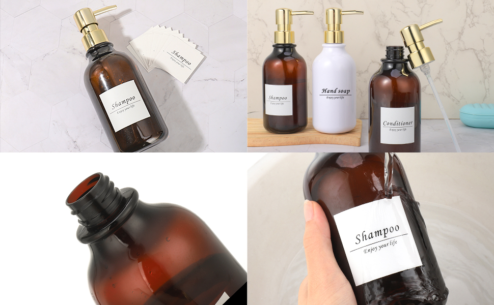 Shower Wall Shampoo and Conditioner Dispenser 3 Chamber