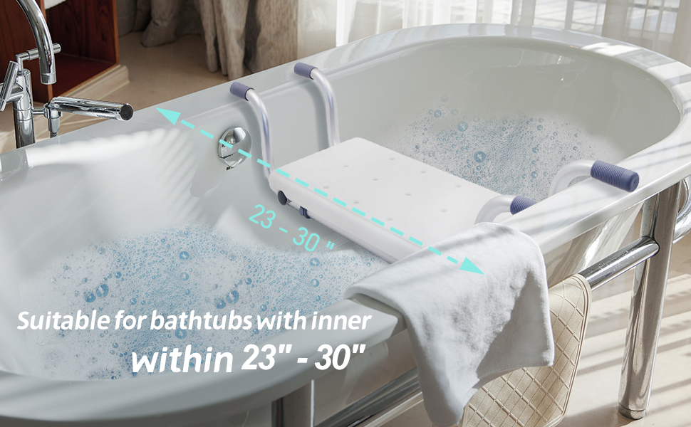Tub Benches for Bathtubs, Shower Seat for Elderly and