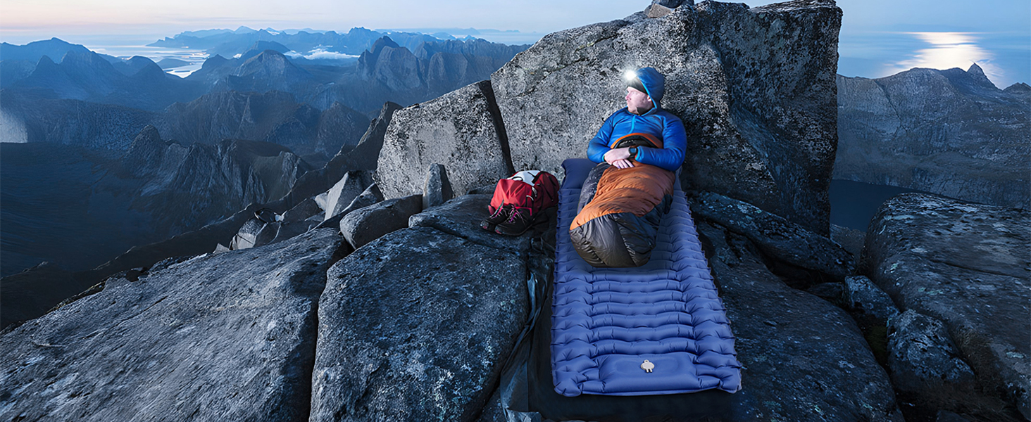 inflatable camping sleeping pad