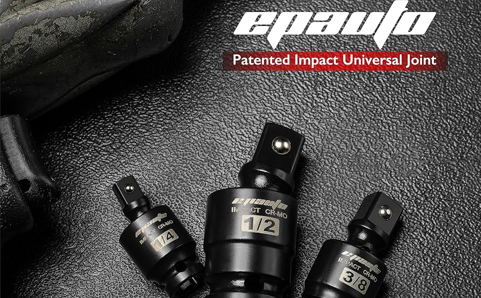 EPAuto Impact Universal 1/2", 3/8", and 1/4" Universal Joint Ball