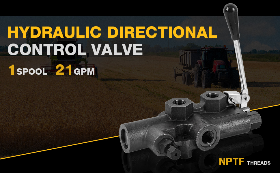 LFGUD Hydraulic Directional Control Valve, 1 Spool 21GPM