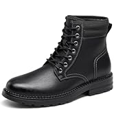 Bruno Marc Men's Oxford Derby Ankle Boots Suede Leather Adjustable Lace-Up for Walking Casual Boots