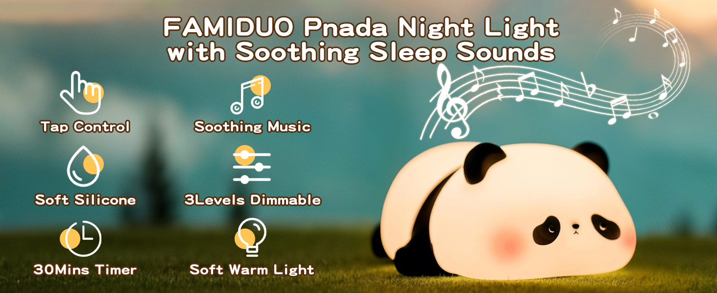 panda night light