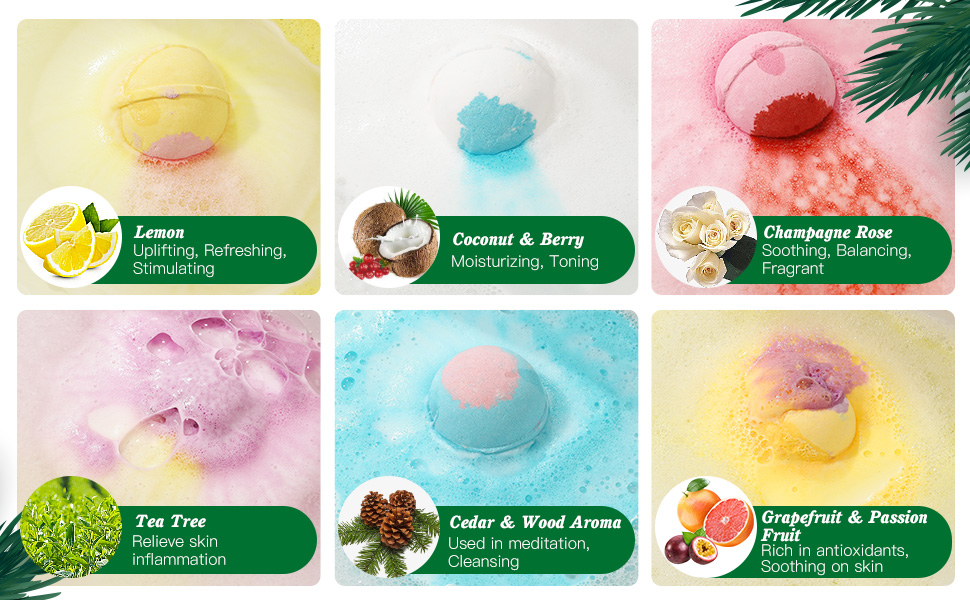 Luxspire Christmas Bath Bombs with Surprise Inside 12 Pack, Bathbombs