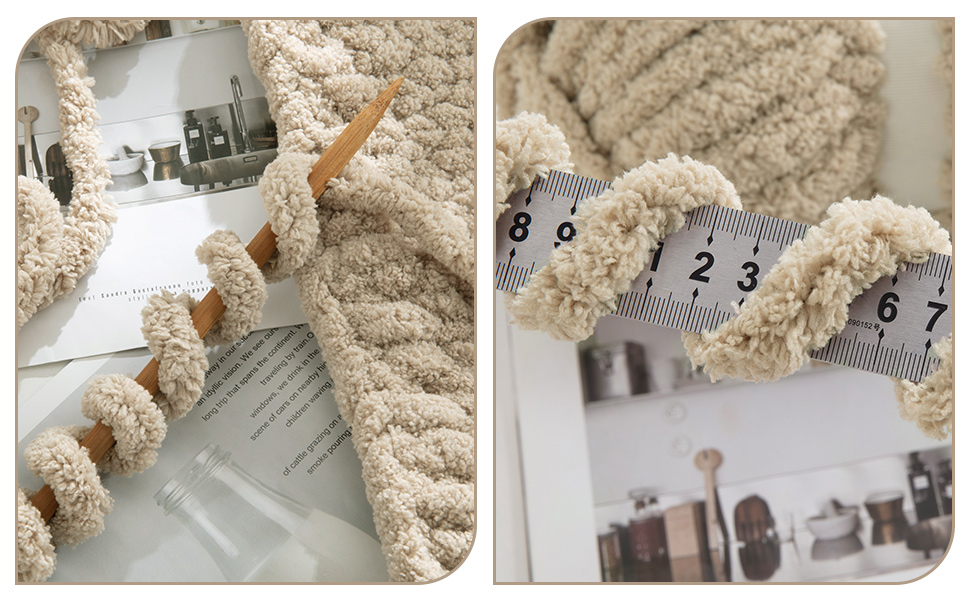 HOMBYS Super Bulky Big Yarn for Chunky Blanket, Fluffy Soft Jumbo Yarn with Circular Needle & Crochet Hook
| HOMBYS D00b41b5 658e 4c3b 8d2e 9bf0d974048d. CR0,0,970,600 PT0 SX970 V1