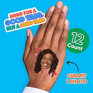 Bachelorette Party Custom Photo Tattoo