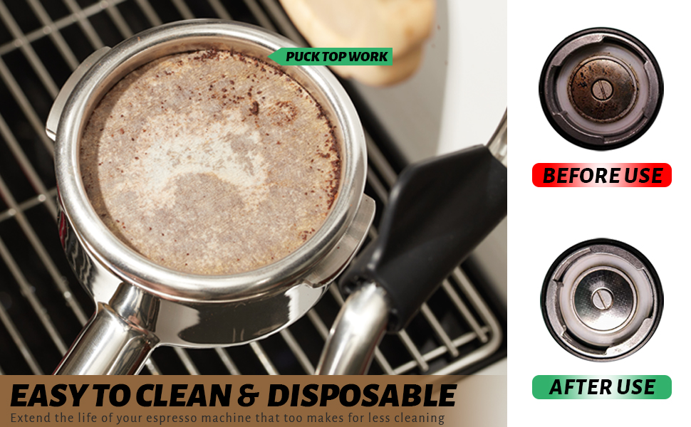 Mimore Espresso Filter Paper 54mm 500PCS Unbleached