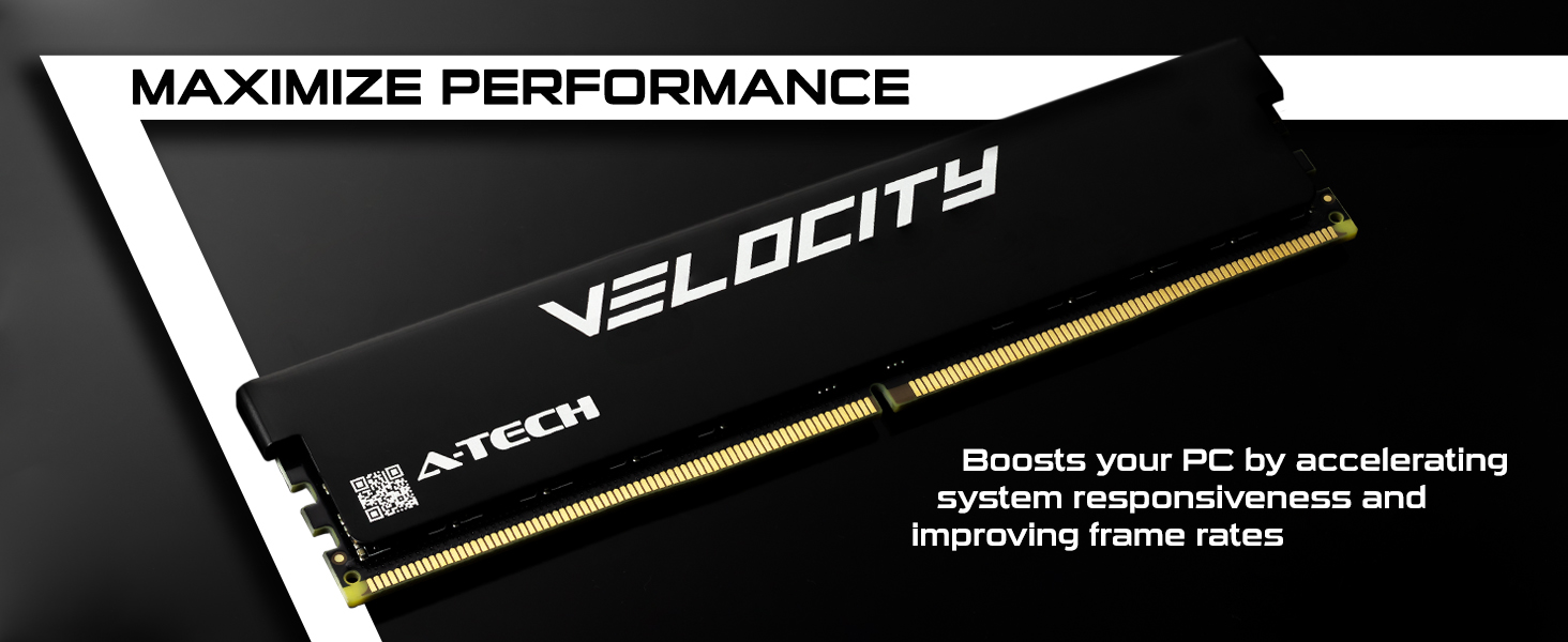 ATech Velocity RAM 32GB DDR5 5600MHz (PC544800) XMP 3.0 UDIMM 1.1V NonECC DIMM 288Pin