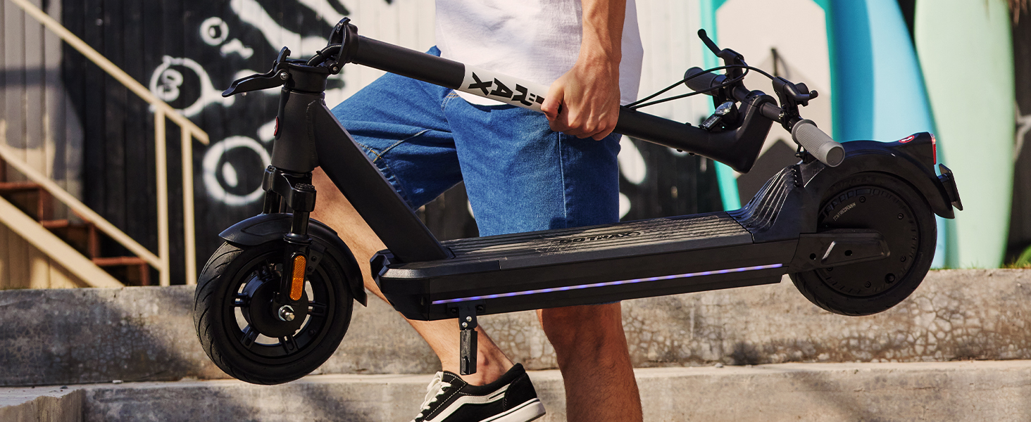 Gotrax Eclipse Electric Scooter, 10" Pneumatic Tire, Max 45KM Range and