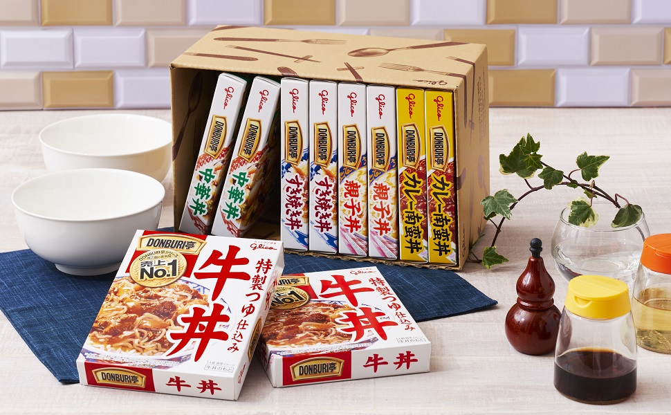 どんぶり亭　親子丼　すき焼き丼　まとめ売り 楽天市場】江崎グリコ DONBURI亭 牛丼 親子丼 中華丼 すき焼き丼