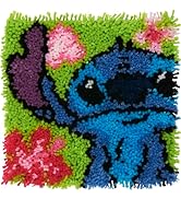 Dimensions 72-75542 Disney's Lilo and Stitch Latch Hook Kit for Beginners, Finished 12'' x 12'', ...