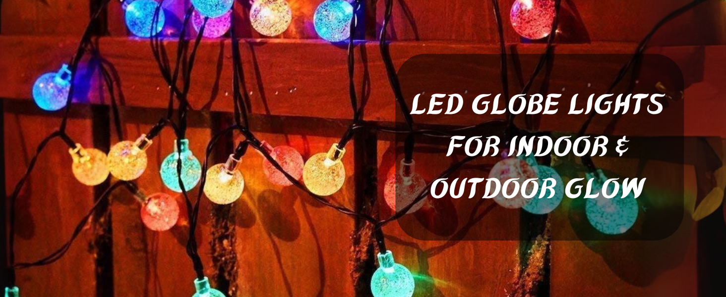 NIYAMAX Crystal Bubble Ball String LED Lights