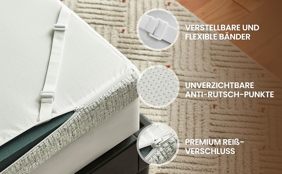 Gel foam topper 90x200 cm