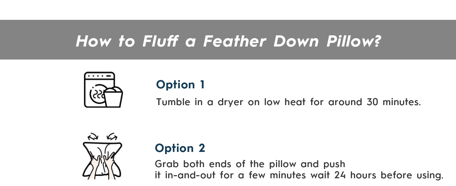 fluff a pillow