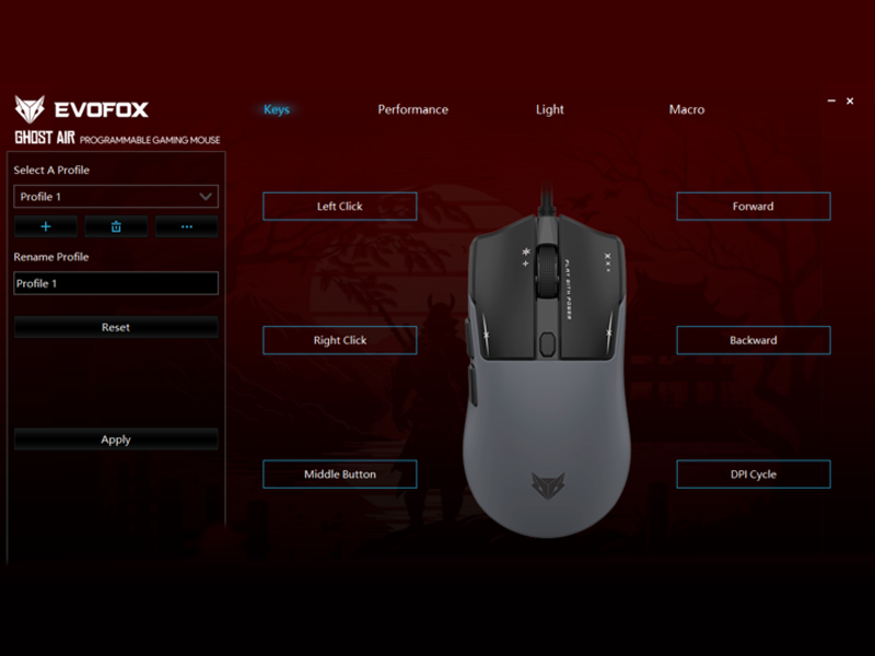 EvoFox Ghost Air Wired Gaming Mouse