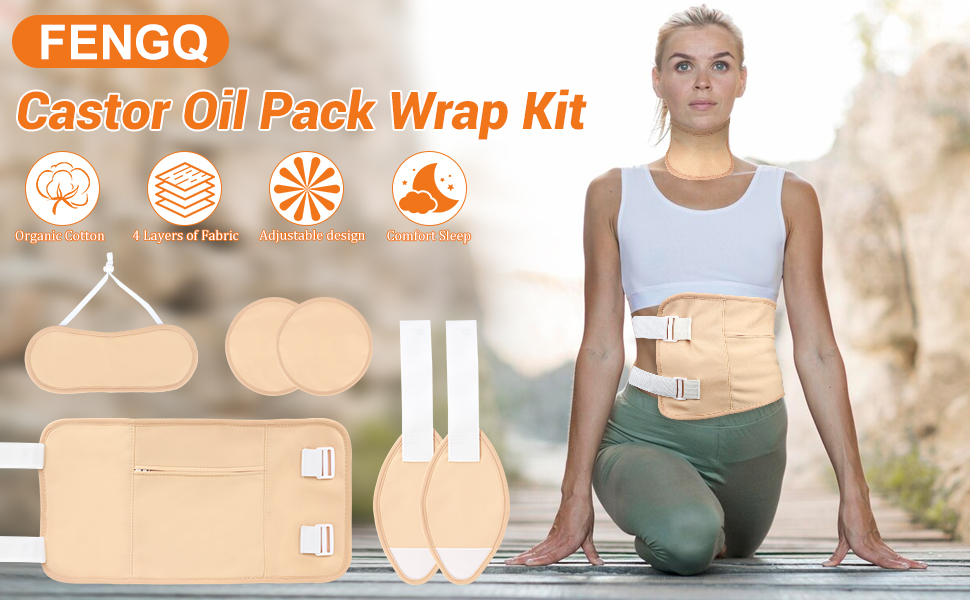 Castor Oil Pack Wrap