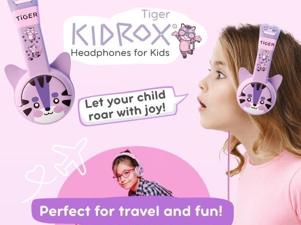Amazon.com: Kidrox Wired Toddler Headphones for 1-7 Years