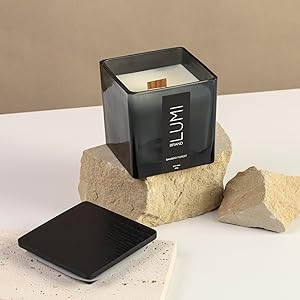 Bamboo Forest Candle with wooden wick and natural soy