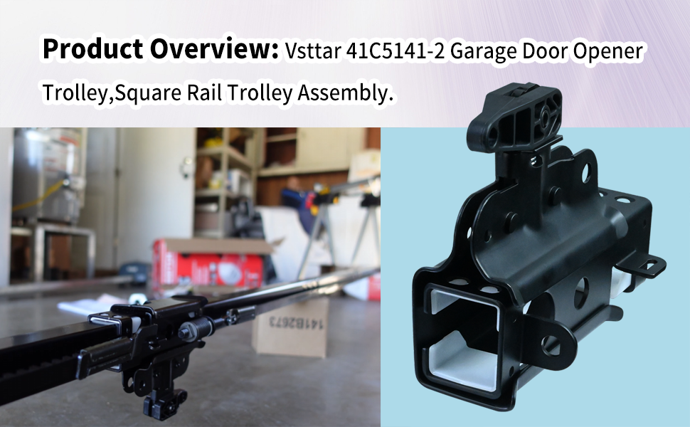 41C51412 Garage Door Opener Trolley Compatible with LiftMaster and Chamberlain Chain Drive