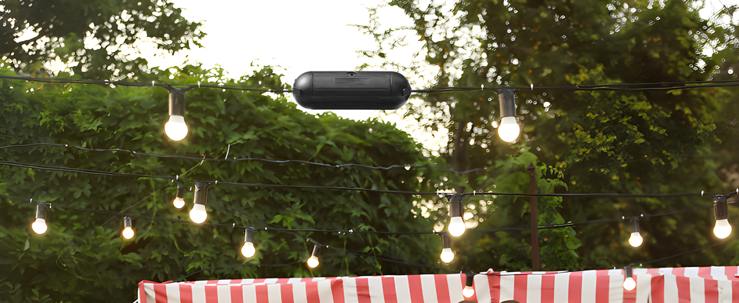 WILAWELS Outdoor Electrical Box, Weatherproof Power Cord Protector