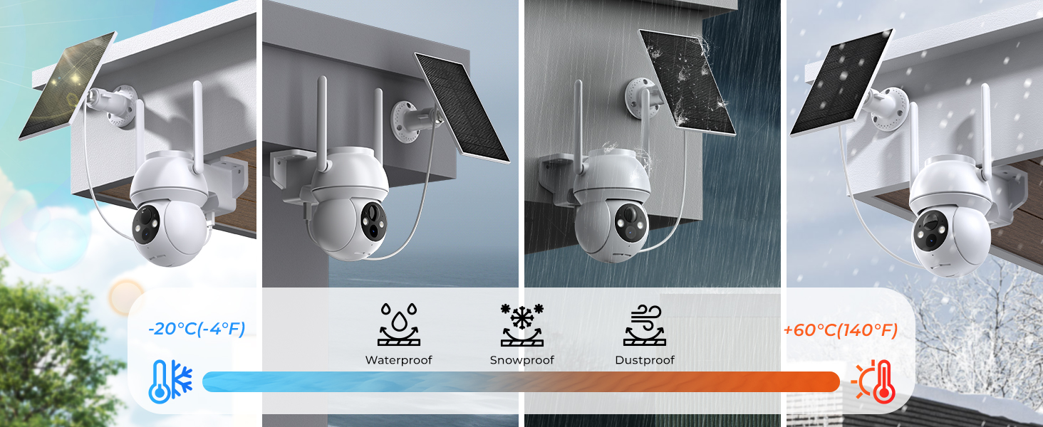 Solar Security Camera A4