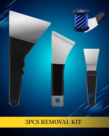 High-Quality 3D Printer Tool Removal Scraper Kit, 3 Types of Sharpened Blades and Sizes, 3D Printer Scrapers for Fast Separation Large Medium Small Models, Great 3D Printer Accessories Gifts 30 1