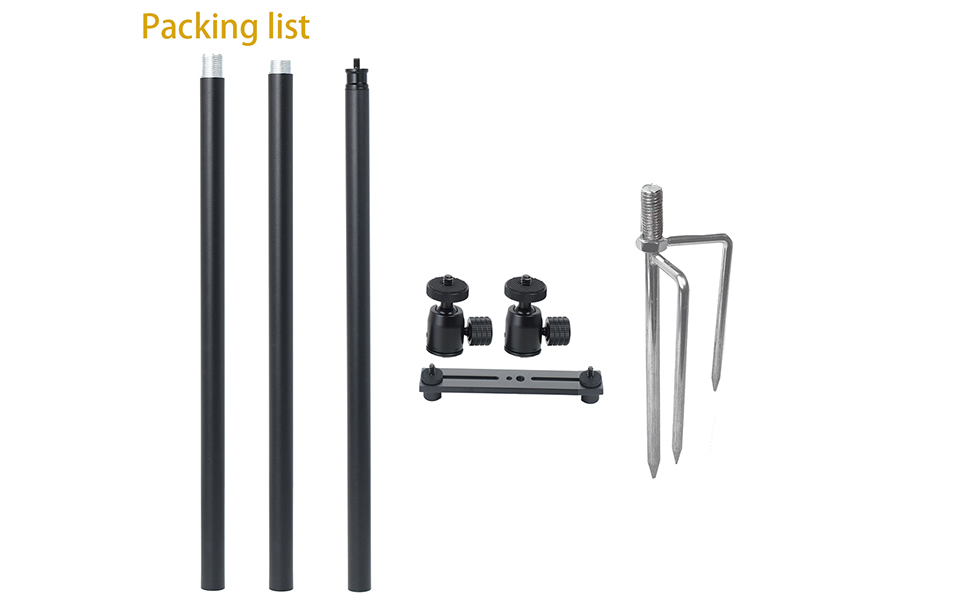 Fotoleey Trail Camera Mounting Pole Camera Ground Holder 1