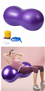 Erdnuss Geformte Yoga Ball Übung