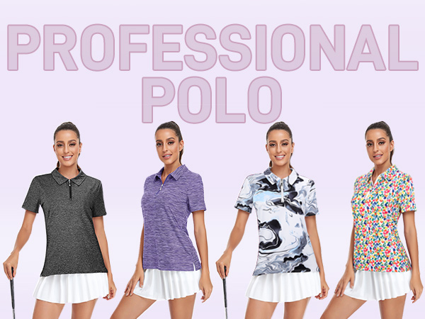 Amazon.com: Viracy Short Sleeve Golf Shirts for Women UPF50+