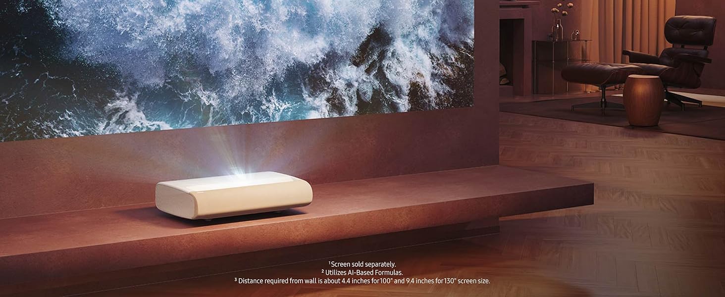 Samsung The Premiere LPU9D 2500-Lumen UHD 4K Ultra Short-Throw Laser Smart Home Theater Projector