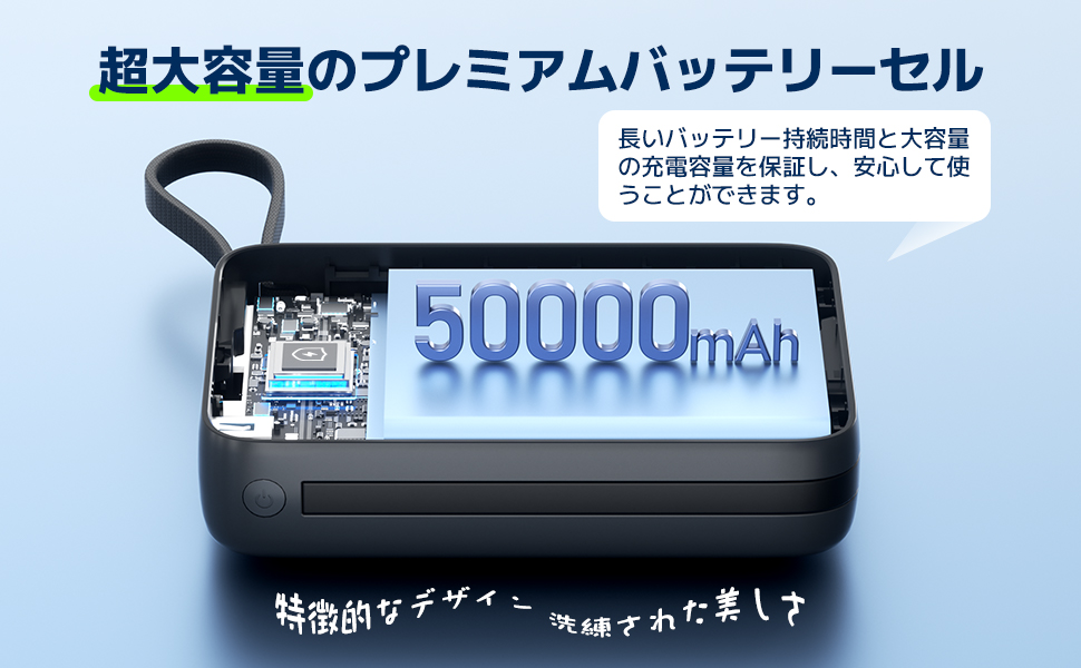 【大特価】モバイルバッテリー 大容量 50000mAh大容量·2025年最強進化 Amazon | モバイルバッテリー 大容量【50000mAh大容量·2025年
