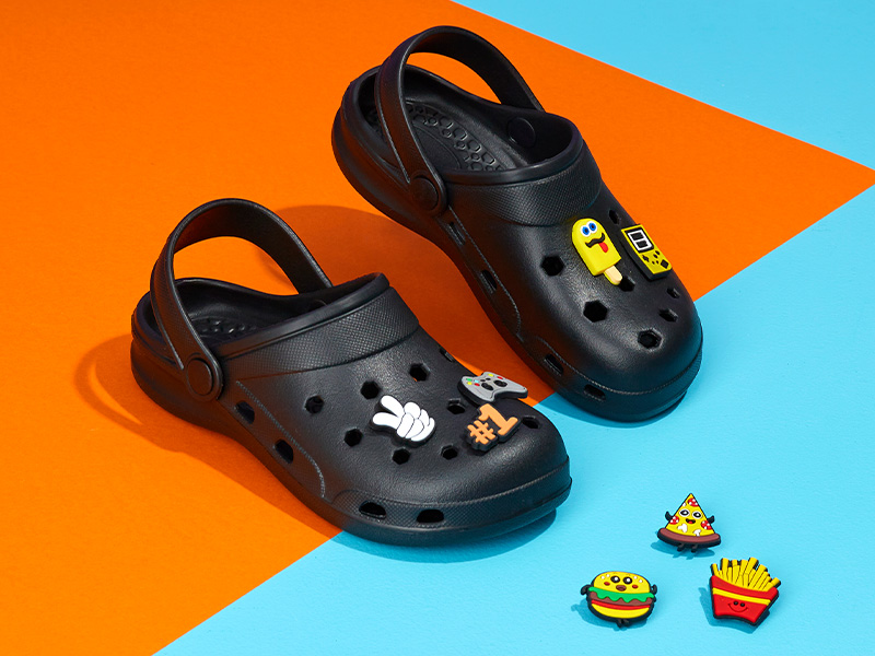 CityComfort Boys Clogs with Removable Charms