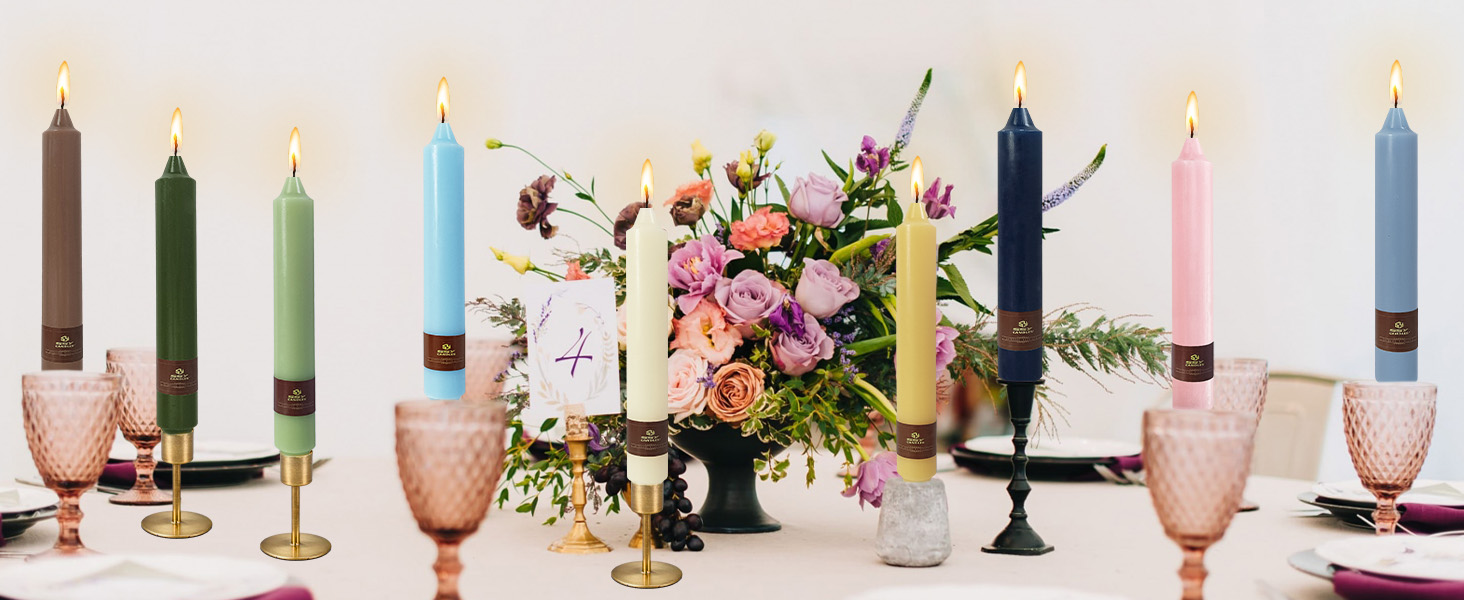 9 inch taper candles