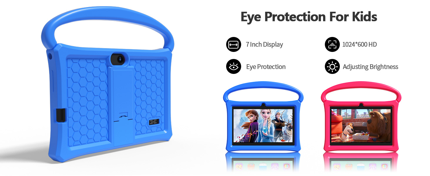 children's portable bluetooth speaker with a touch screen