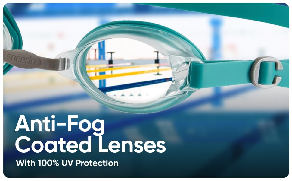 Speedo Unisex Adult Jet Tint-Lens Swim Goggles 