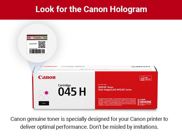 Amazon.com: Canon Genuine 045 Magenta Toner Cartridge High