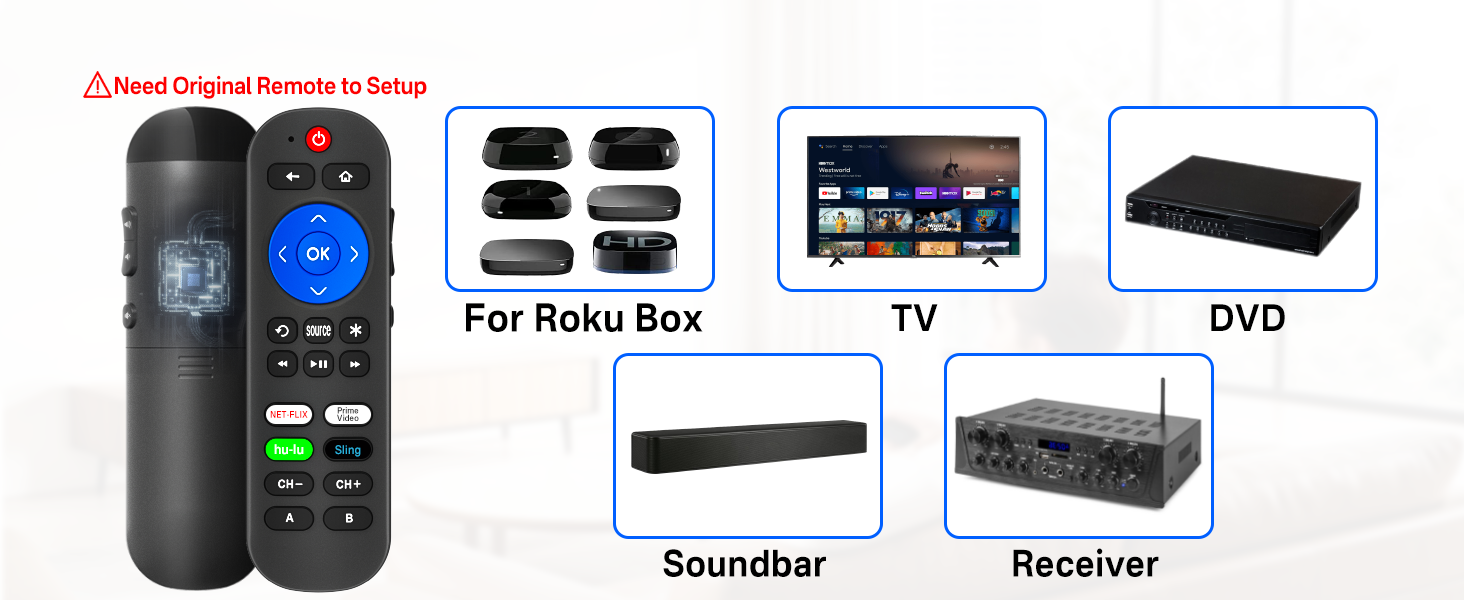 Programmed Remote for Roku