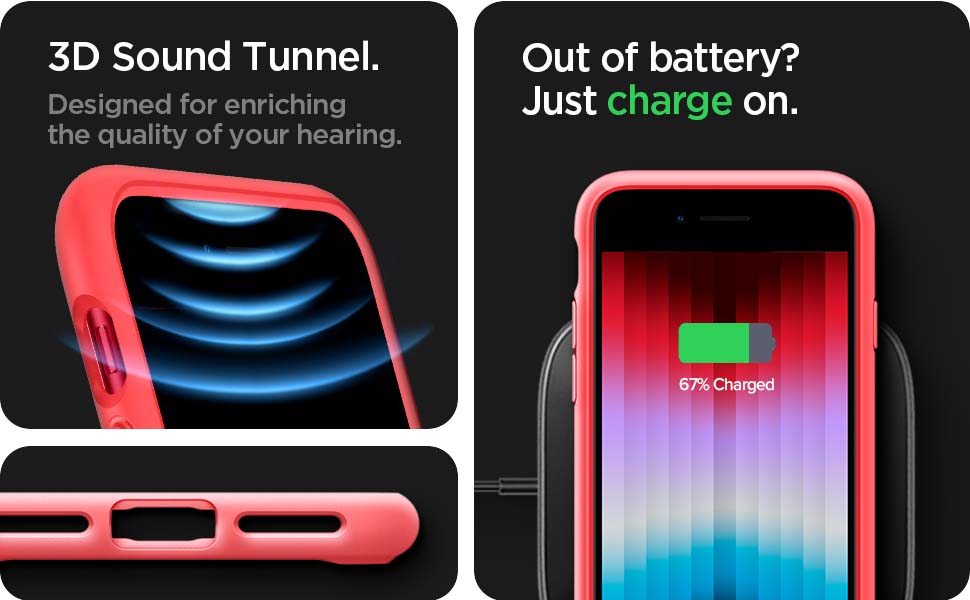 Spigen Ultra Hybrid Case Compatible with iPhone SE 2022/2020 / 8/7