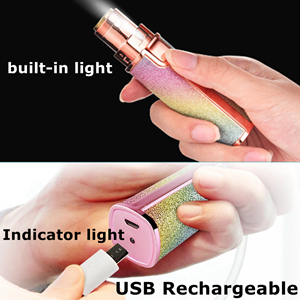 Épilateur de sourcils indolore sans défaut pour le visage et le bikini