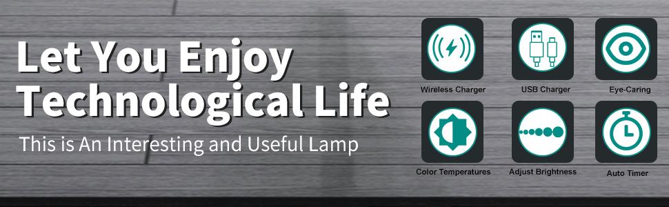 multifunctional desk lamp