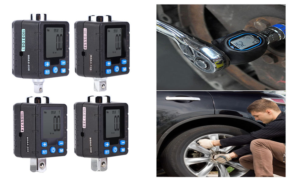 Digital Torque Wrenches Adapter, Electronic Digital Display Adjustable