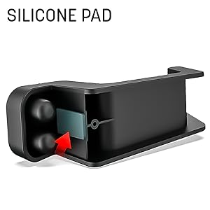 headset holder for Xbox Series X showing the silicone protection pad