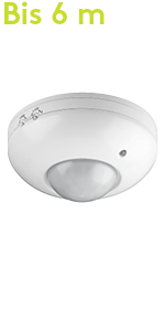 Goobay 95172, Passiv Infraru00f6d (PIR) Sensor, Kabel, 6 M, Tak, Inomhus Goobay 95172, Passiv Infraru00f6d (PIR) Sensor, Kabel, 6 M, Tak, Inomhus