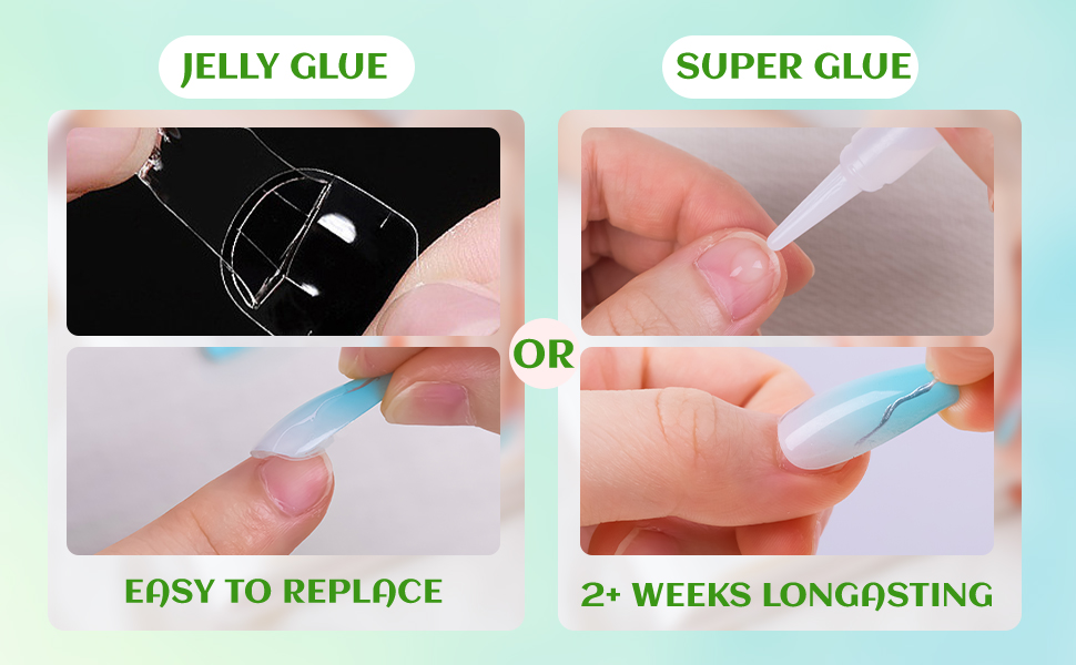 press on nails square long,green nails,fake nails,glue on nails,nails women false nails