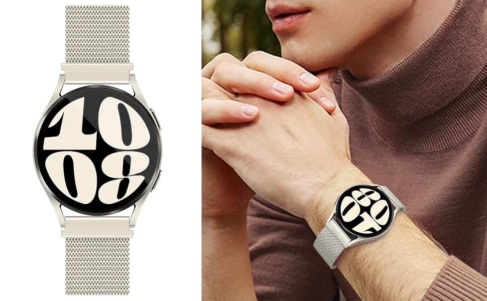 20mm Soft Milanese Samsung Watch Band for Women & Men