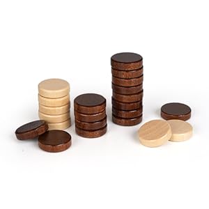 15" Wooden Backgammon Board Game Set