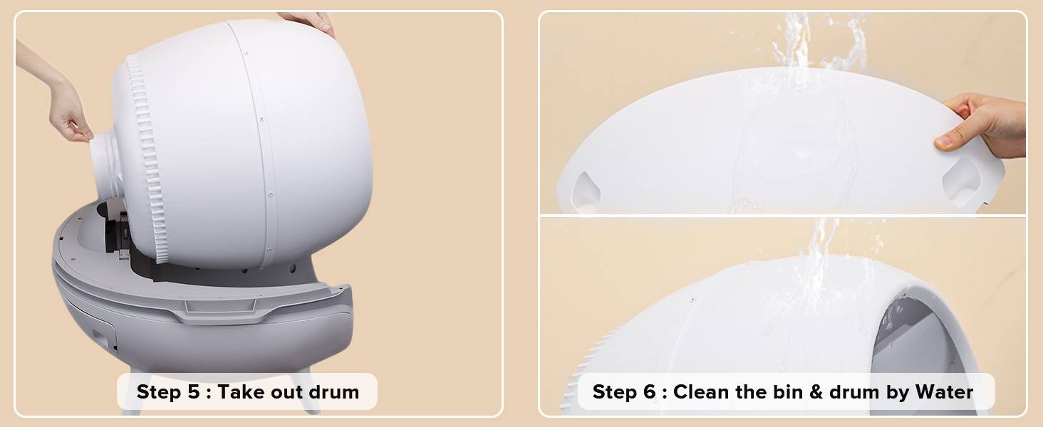 Sealon Self Cleaning Cat Litter Box,Automatic Cat Litter