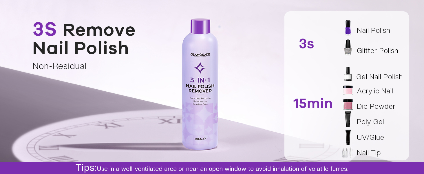 acetone nail polish remover