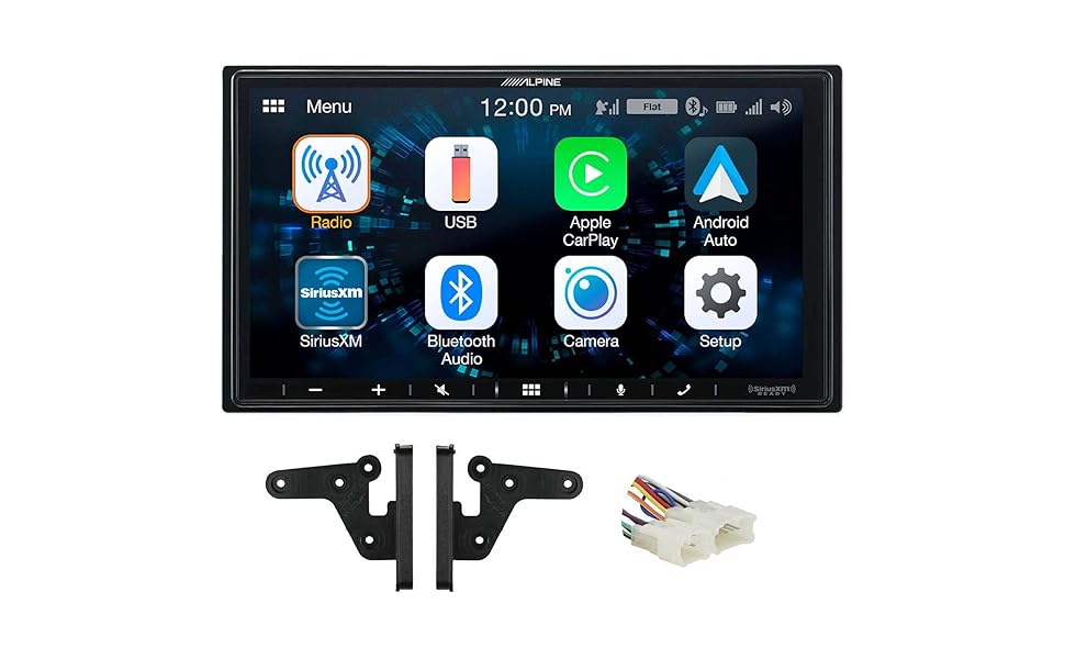 Amazon.com: Alpine 7 Receiver Bluetooth w/Carplay/Android