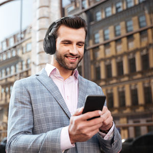 Écouteurs Bluetooth.